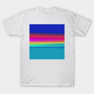 RED BLUE GREEN TEXTURE ART T-Shirt